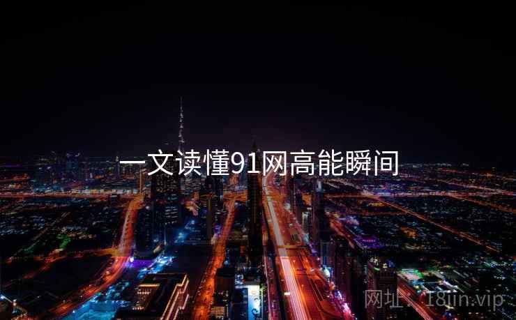 一文读懂91网高能瞬间