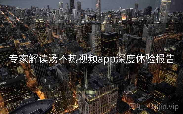 专家解读汤不热视频app深度体验报告